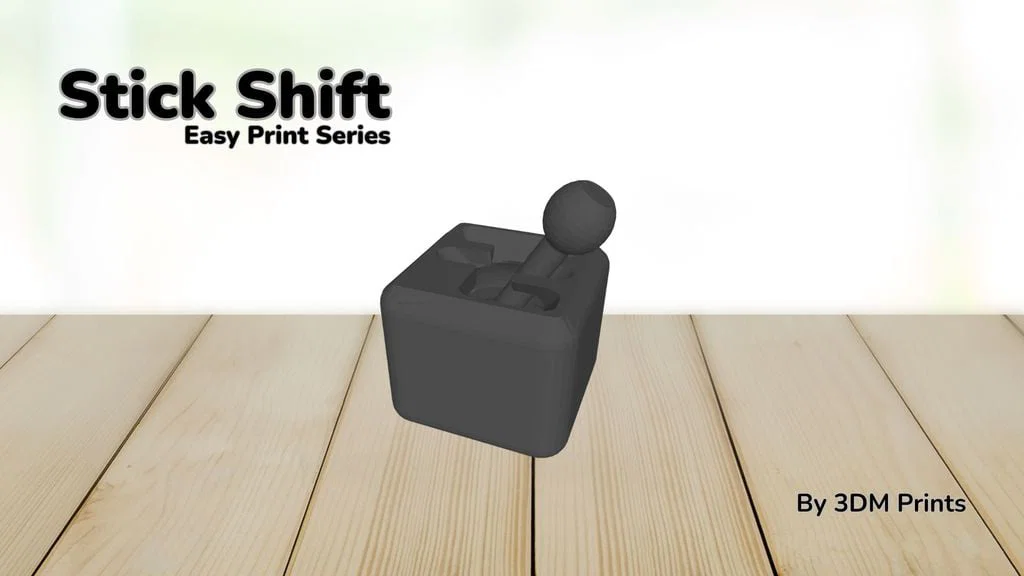 Easy Print Stick Shift – Cần số fidget dễ in - Image 1