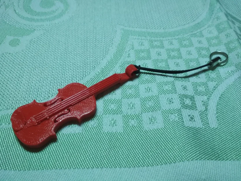 Mô hình đàn Violin mini 3D tinh xảo làm móc khóa cực xinh - Image 2