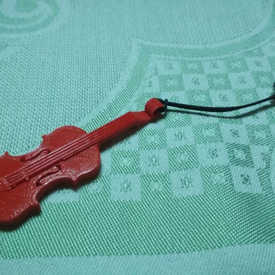 Mô hình đàn Violin mini 3D tinh xảo làm móc khóa cực xinh