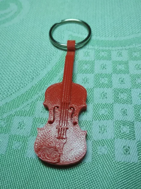 Mô hình đàn Violin mini 3D tinh xảo làm móc khóa cực xinh - Image 3