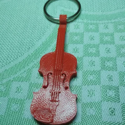 Mô hình đàn Violin mini 3D tinh xảo làm móc khóa cực xinh