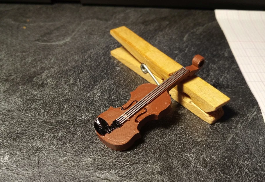 Móc khóa Violin cá nhân hóa: Món quà 3D độc đáo cho người yêu âm nhạc - Image 1