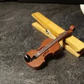 Móc khóa Violin cá nhân hóa: Món quà 3D độc đáo cho người yêu âm nhạc - Thumbnail 1