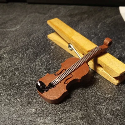 Móc khóa Violin cá nhân hóa: Món quà 3D độc đáo cho người yêu âm nhạc