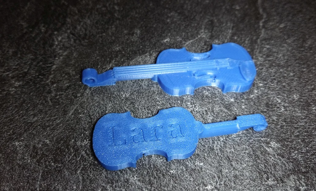 Móc khóa Violin cá nhân hóa: Món quà 3D độc đáo cho người yêu âm nhạc - Image 3