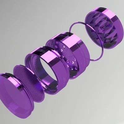 Herb Grinder 4 Mảnh Có Screen (Lưới Lọc)