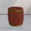 Thùng (barrel) ø50x50mm có nắp khóa, xếp chồng - Thumbnail 5