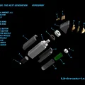 Star Trek: TNG Hypospray (Đạo cụ Hypospray TNG in 3D) - Thumbnail 3