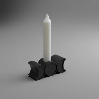 Đế Cắm Nến Moon Phase Taper - Phụ Kiện Trang Trí Độc Đáo Cho Nhà Bạn