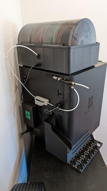 Máng xả poop Bambu P1S/X1C kèm đế Gridfinity và thùng “Loo” - Image 6