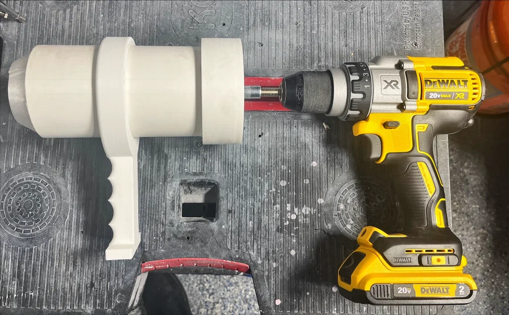 Bộ Lắc Lon Sơn Xịt Chạy Bằng Máy Khoan (Power Drill Spray Paint Can Shaker) - Image 1