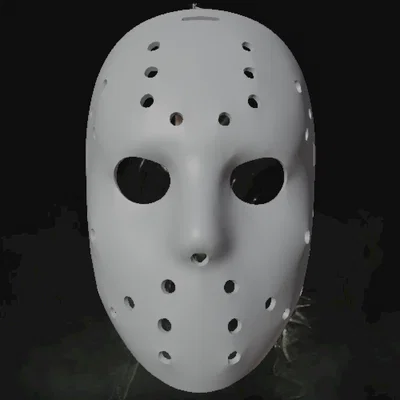 Mô hình mặt nạ kinh dị Jason Voorhees (Cosplay Props 3D)
