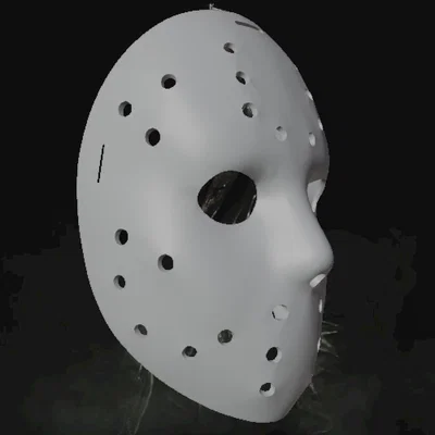 Mô hình mặt nạ kinh dị Jason Voorhees (Cosplay Props 3D)