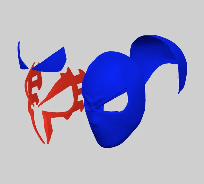 Mặt nạ 2099 free (2099 mask free) - Model 3D Printable - Image 2