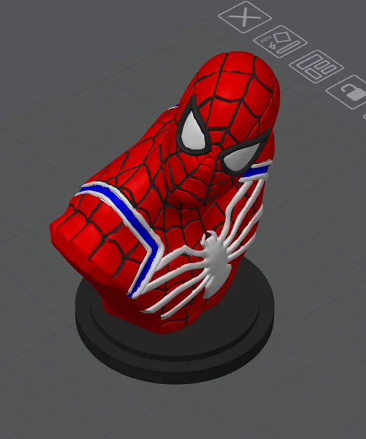 Tượng bán thân Spider-Man đa màu (Multi-Colour Spider-Man Bust) - Image 1