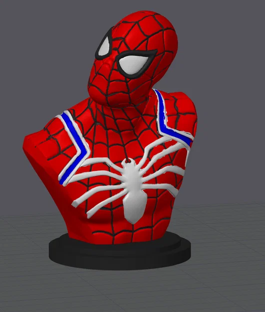 Tượng bán thân Spider-Man đa màu (Multi-Colour Spider-Man Bust) - Image 2