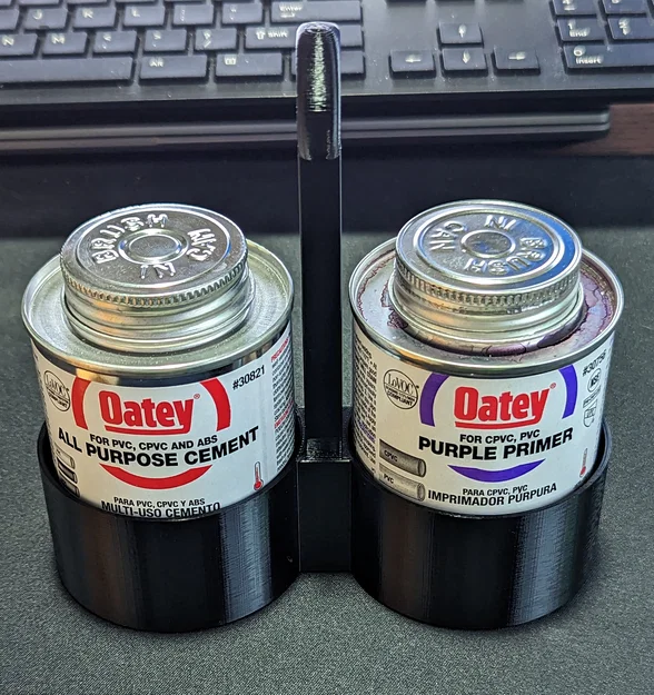 Khay đựng keo PVC (PVC Glue Caddy) tiện lợi - Thiết kế in 3D - Image 1