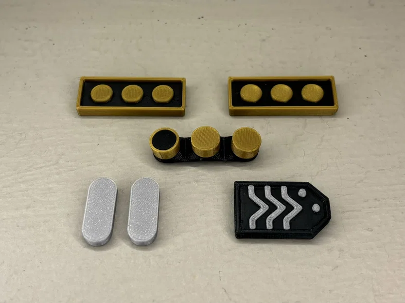 Pip Phù Hiệu Cấp Bậc Star Trek TNG (Rank Insignia Pips) - Image 1