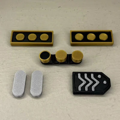 Pip Phù Hiệu Cấp Bậc Star Trek TNG (Rank Insignia Pips)