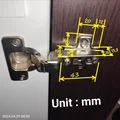 Miếng đệm 3D gia cố bản lề cửa tủ gỗ (Furniture Hinge Repair Part) - Thumbnail 3