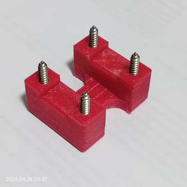 Miếng đệm 3D gia cố bản lề cửa tủ gỗ (Furniture Hinge Repair Part) - Image 4