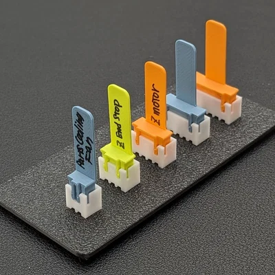 JST-XH Dummy Label Connector – Vỏ connector giả để dán nhãn