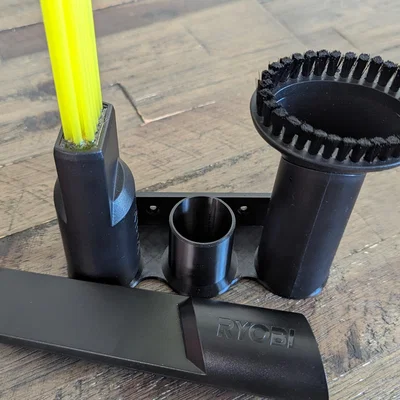 Giá treo tường phụ kiện máy hút bụi Ryobi (Ryobi Vacuum Accessories Wall Mount)