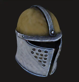Bộ 10 mẫu mũ hiệp sĩ thời trung cổ (Knight Helmets) in 3D - Image 1