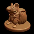 Pack Rat (Miniature 28mm in FDM-friendly) - Thumbnail 1