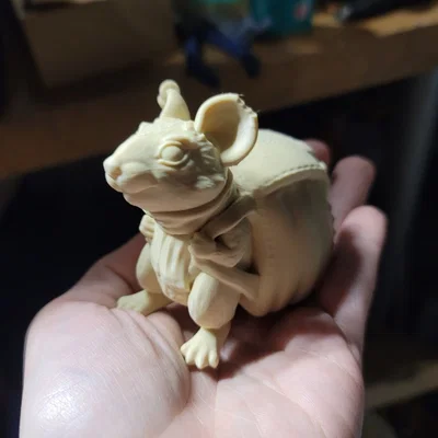 Pack Rat (Miniature 28mm in FDM-friendly)