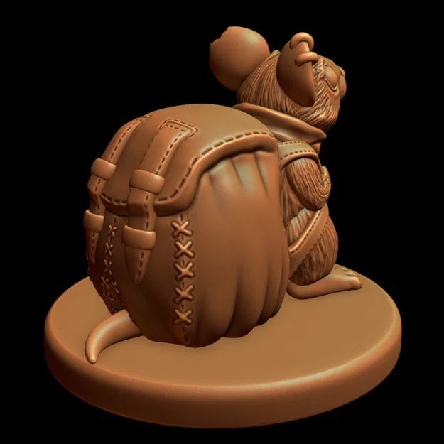 Pack Rat (Miniature 28mm in FDM-friendly) - Image 5