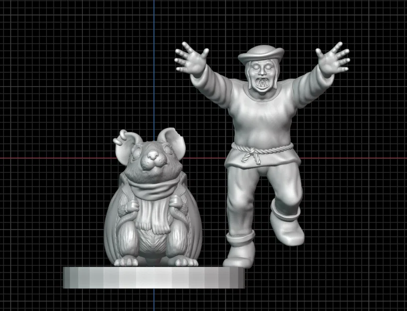 Pack Rat (Miniature 28mm in FDM-friendly) - Image 9