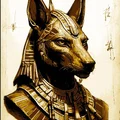 Mô hình 3D vị thần Anubis phong cách HueForge độc đáo - Thumbnail 2
