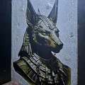 Mô hình 3D vị thần Anubis phong cách HueForge độc đáo - Thumbnail 4
