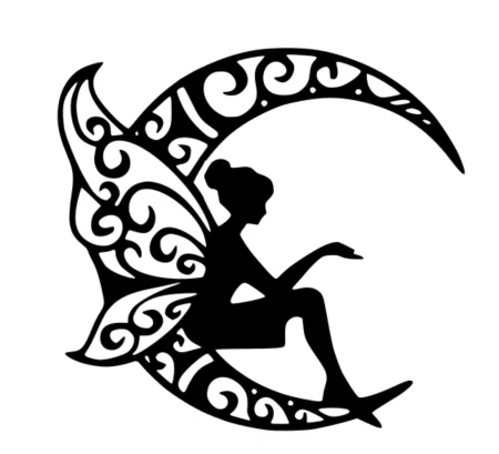 Mô hình trang trí tường Nàng tiên trên trăng (Moon Fairy Wall Decor) - Image 1