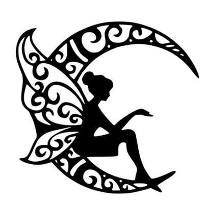 Mô hình trang trí tường Nàng tiên trên trăng (Moon Fairy Wall Decor)