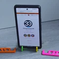 Giá đỡ điện thoại móc khóa đơn giản | Soporte de mobil simple - Thumbnail 3