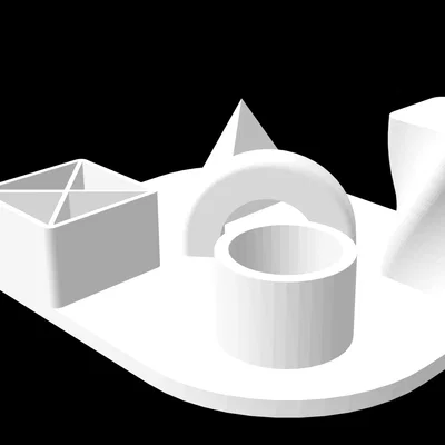 Mô hình test in 3D chuẩn cho máy Voxelab Aquila X2