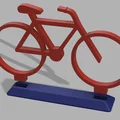 Mô hình trang trí xe đạp 3D kèm đế để bàn độc đáo - Thumbnail 2