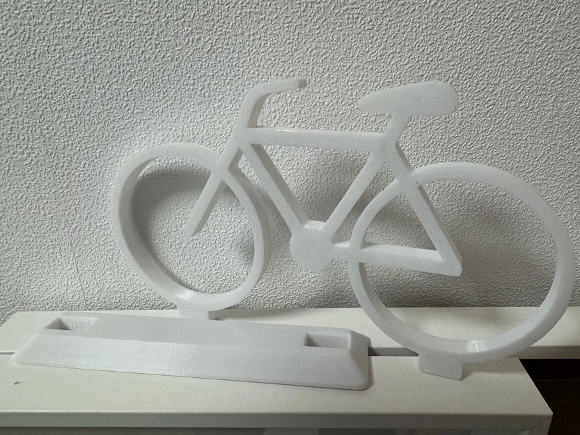 Mô hình trang trí xe đạp 3D kèm đế để bàn độc đáo - Image 3