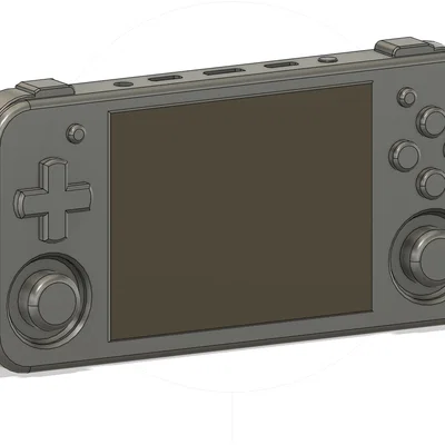 Mô hình tham chiếu Anbernic RG35XXH chuẩn để thiết kế phụ kiện 3D