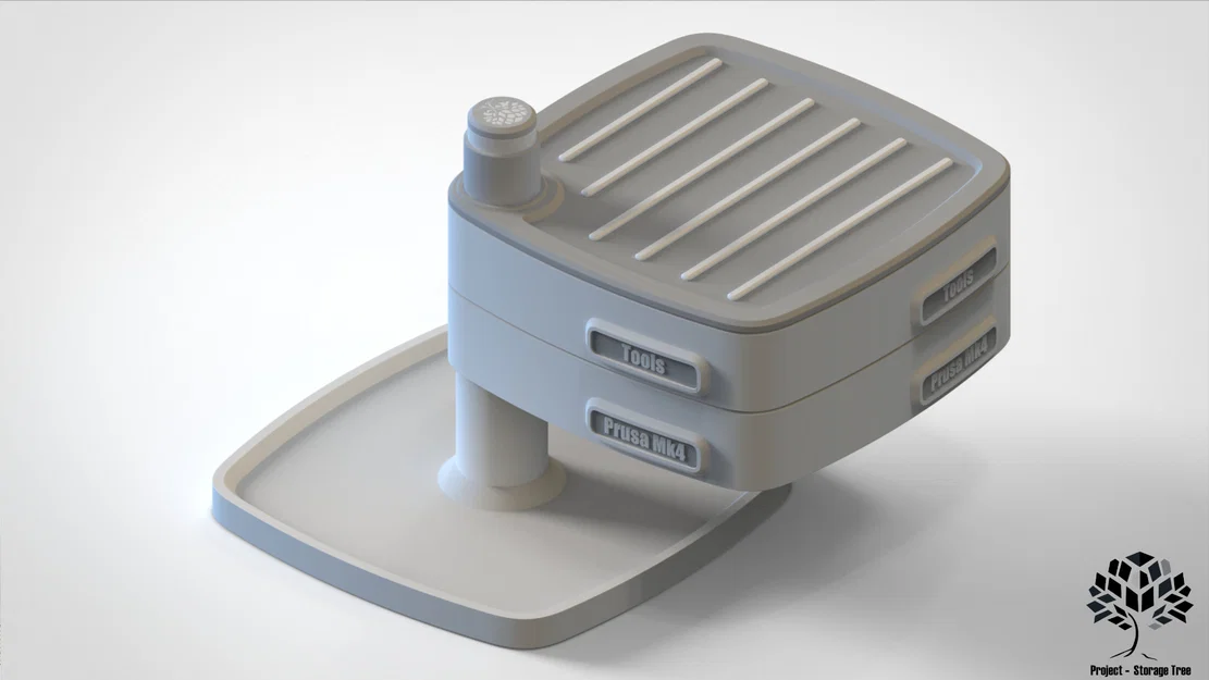 Modular Storage Tree – Hệ lưu trữ dạng cây modular gọn đứng - Image 4