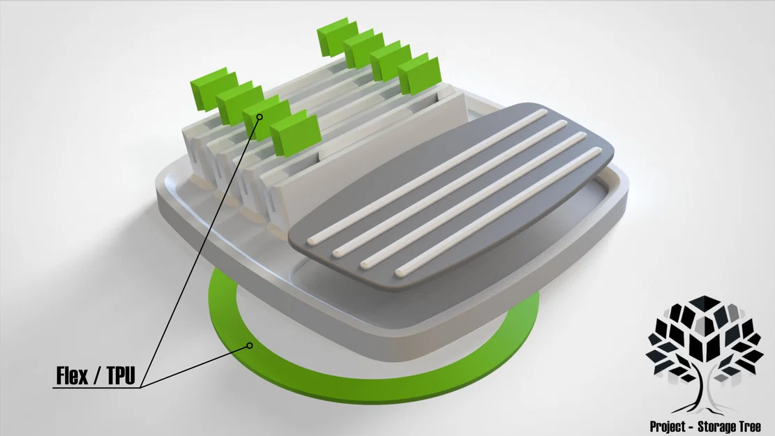 Modular Storage Tree – Hệ lưu trữ dạng cây modular gọn đứng - Image 10