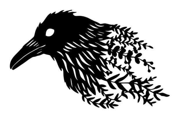 Tranh treo tường Gothic Crow nghệ thuật độc đáo cho không gian sống - Image 1