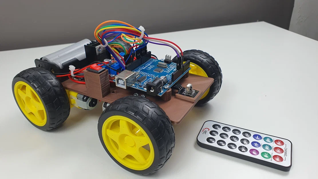 Xe Điều Khiển Từ Xa Dùng Board Arduino (Remote Control Car Using Arduino Board) - Image 1