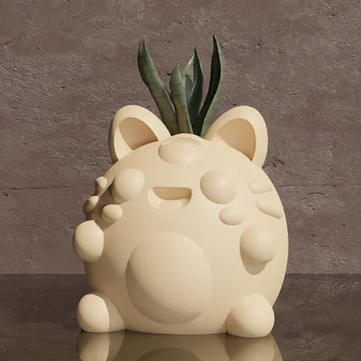 Meowth Dễ Thương – Chậu Trồng Cây Pokemon