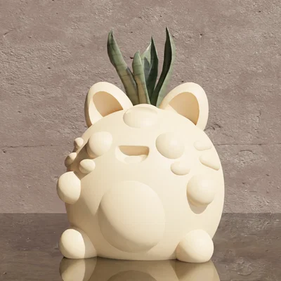 Meowth Dễ Thương – Chậu Trồng Cây Pokemon