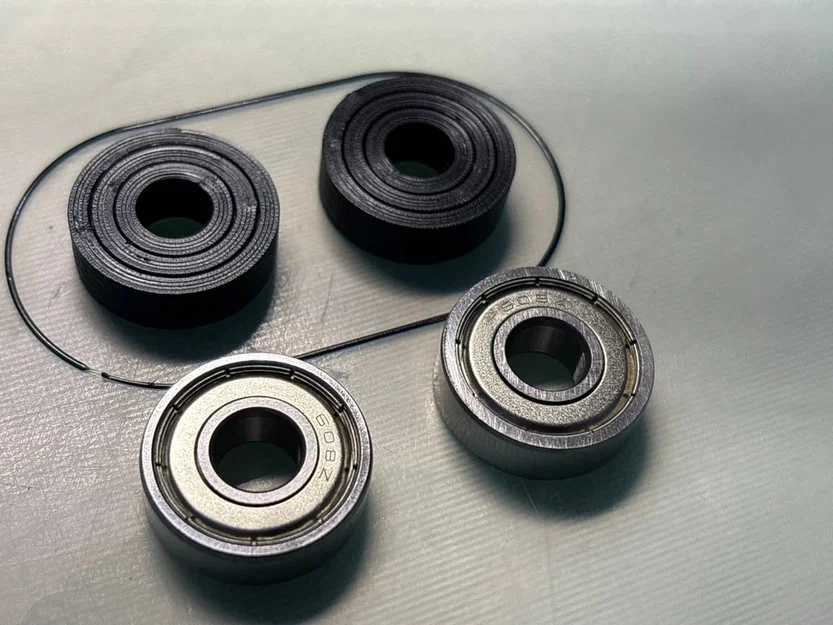Vòng bi ma sát 608 tham số 8×22×7mm (print-in-place) - Image 1