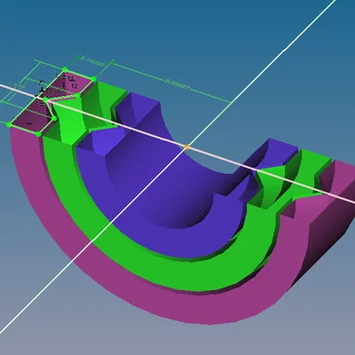 Vòng bi ma sát 608 tham số 8×22×7mm (print-in-place)