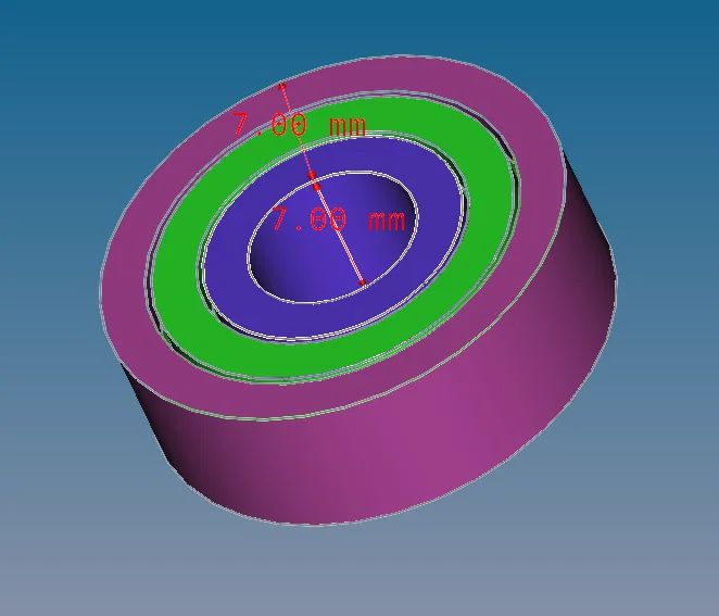 Vòng bi ma sát 608 tham số 8×22×7mm (print-in-place) - Image 4